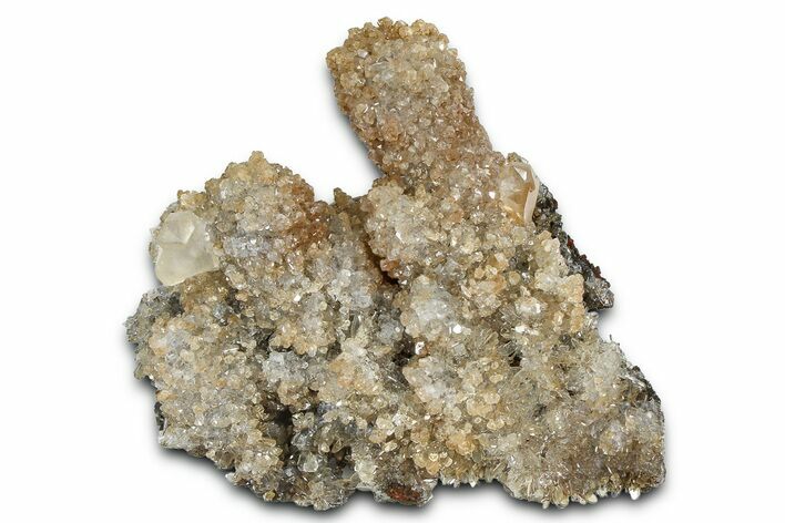Multigenerational Calcite Crystal Encrusted Stalactites - Mexico #368245